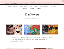 Tablet Screenshot of kimstewartonline.ca